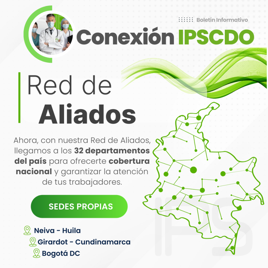 Ahora con nuestra Red de Aliados tenemos presencia en los 32 departamentos de Colombia