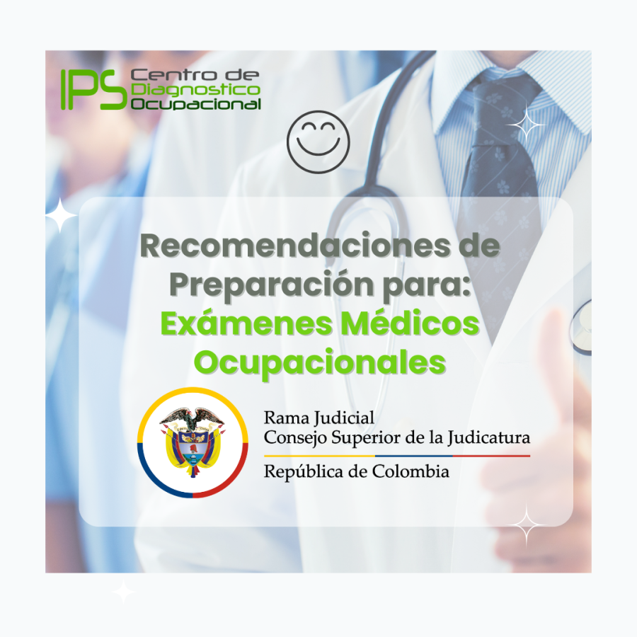 Recomendaciones Para Evaluaciones Medicas Ocupacionales RAMA JUDICIAL DIRECCION SECCIONAL DE ADMINISTRACION JUDICIAL